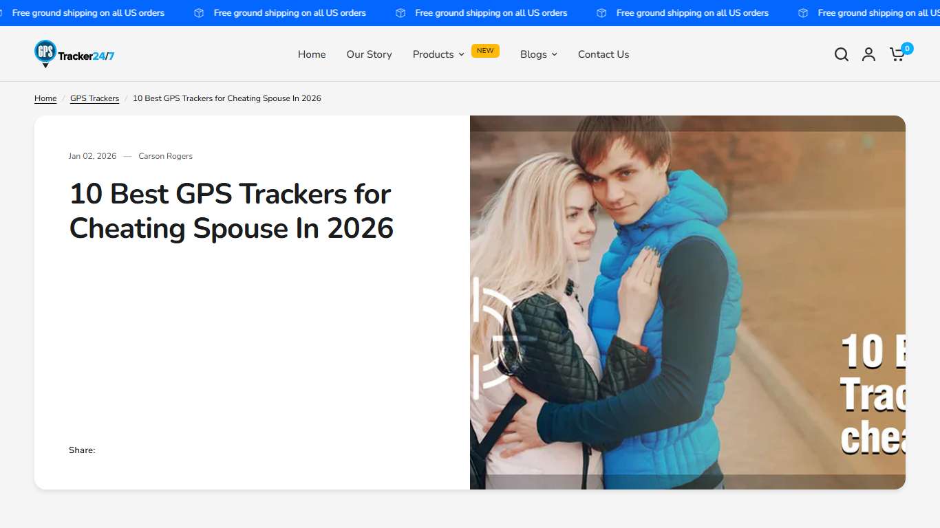 10 Best GPS Trackers for Cheating Spouse In 2026 – GPSTracker24/7
