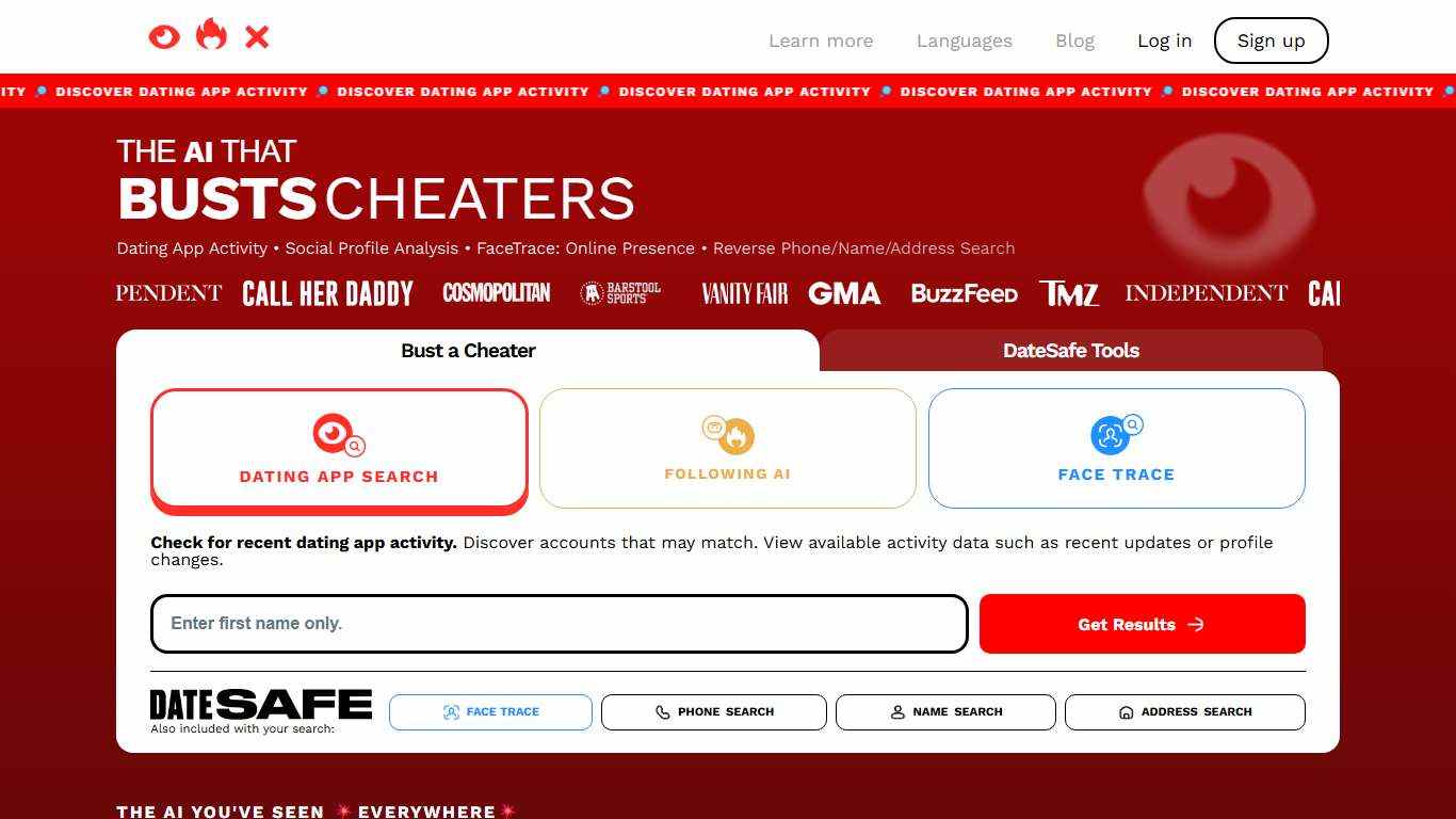 Cheaterbuster - Dating App Search